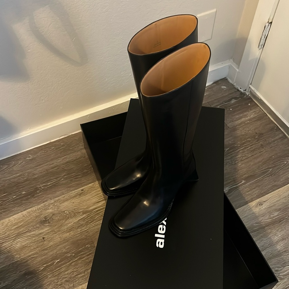 alexander wang booker 60 riding boot
